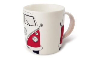 Mug en porcelaine VW T1 rouge