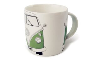 Mug en porcelaine VW T1 vert