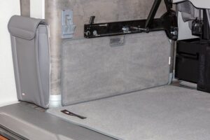 Tapis de coffre protection latérale penderie "Titanium Black" VW