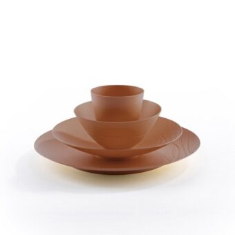 Set vaisselle écologique pour 4 personnes