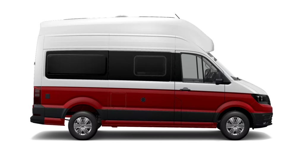 volkswagen grand california blanc candy rouge cerise