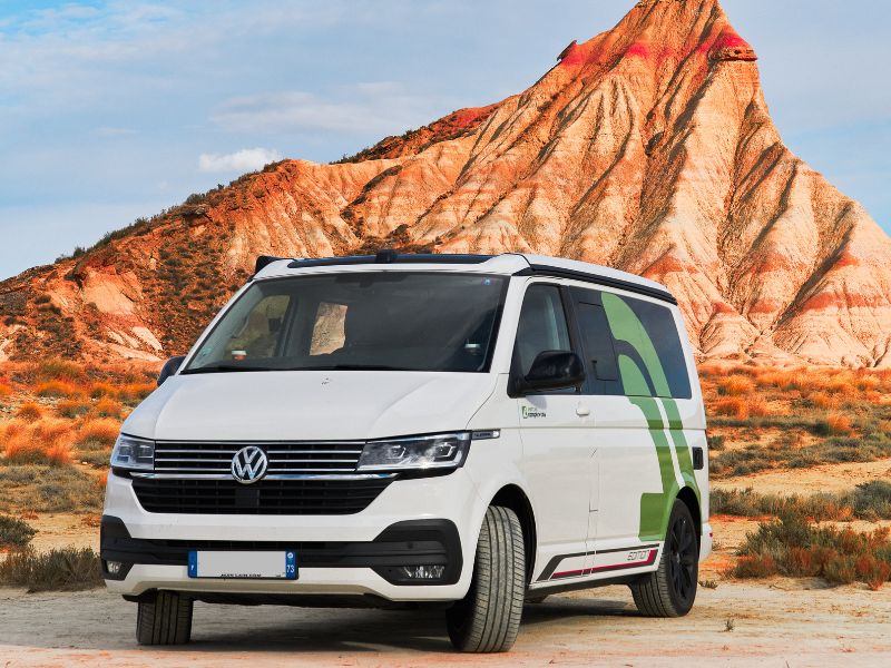 volkswagen california dan le désert